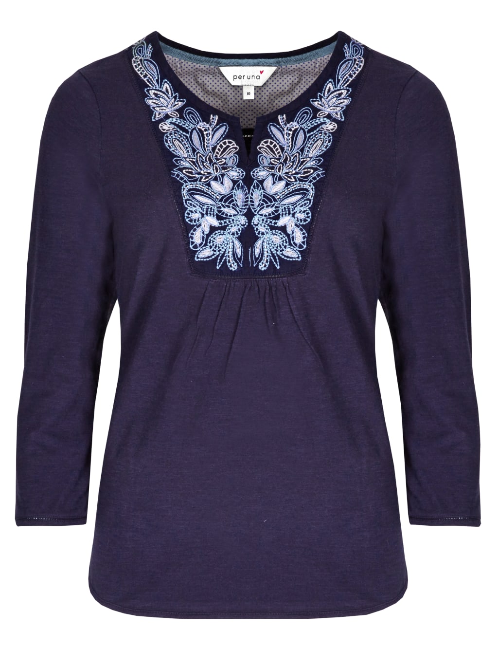 Pure Cotton Floral Embroidered Top 4 of 6