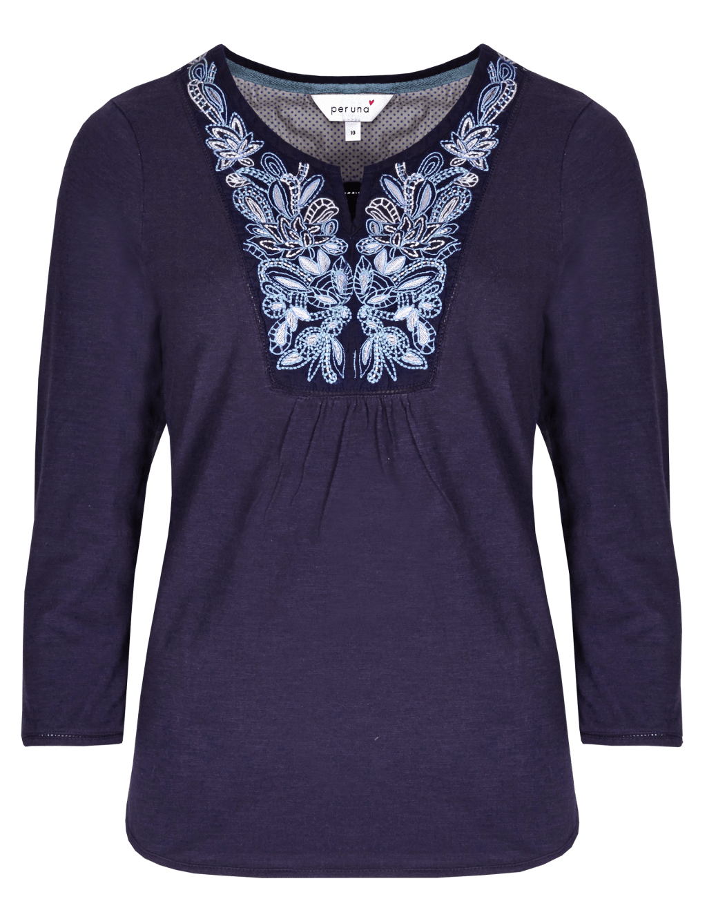 Pure Cotton Floral Embroidered Top 2 of 6