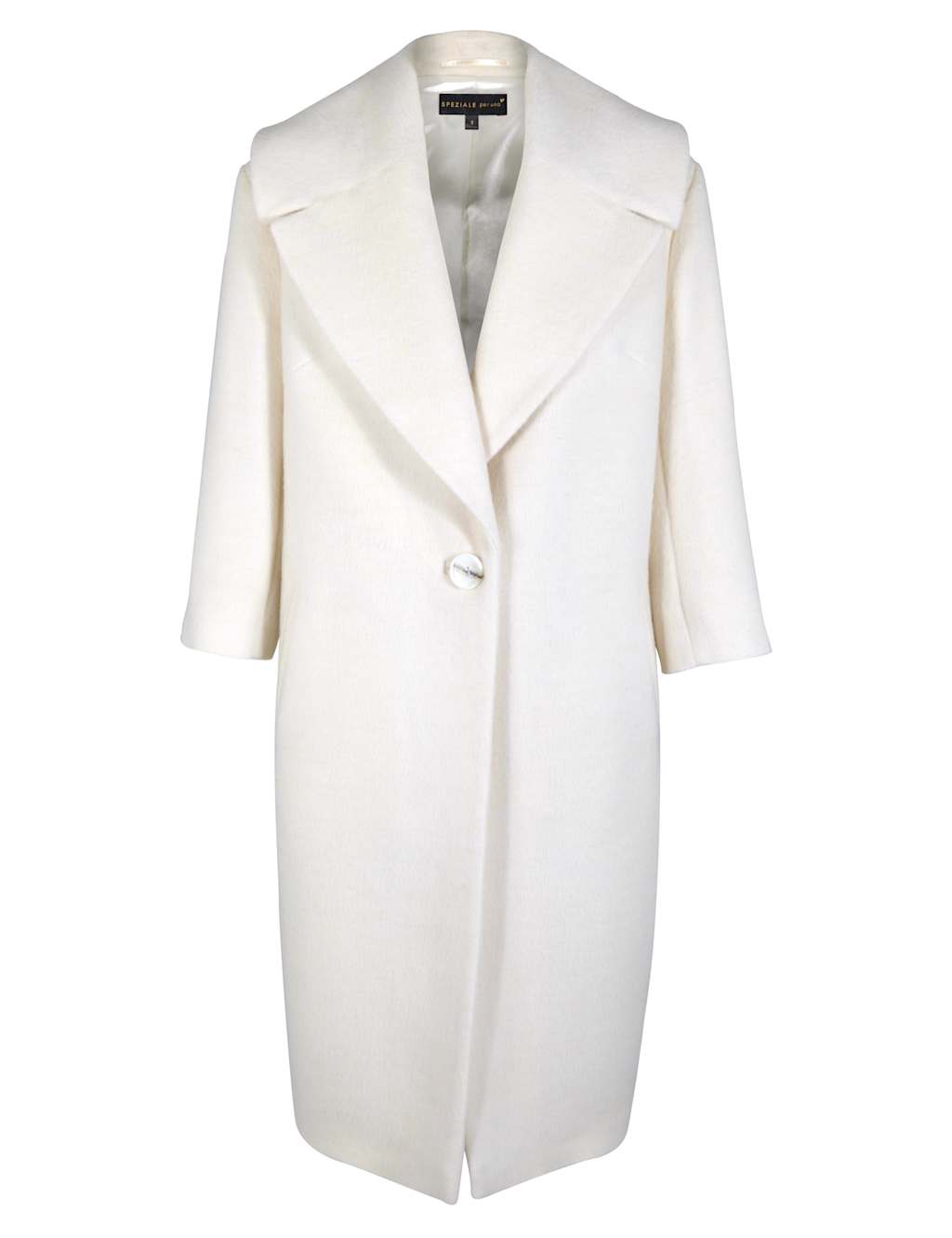 Speziale Pure Wool Cocoon Coat 3 of 7