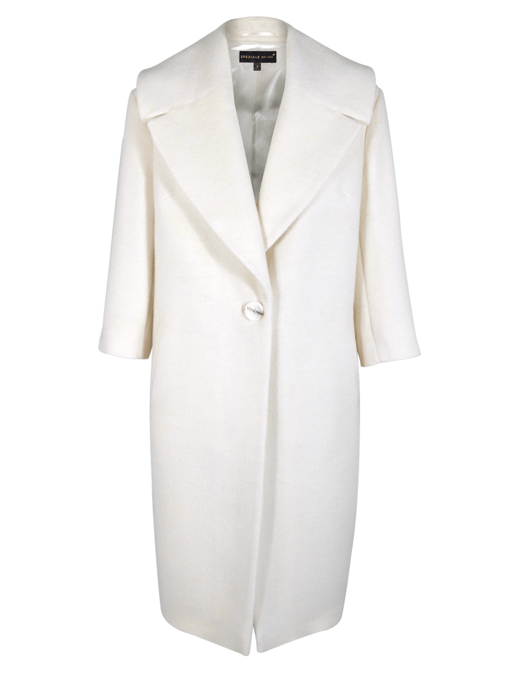 Speziale Pure Wool Cocoon Coat 2 of 7