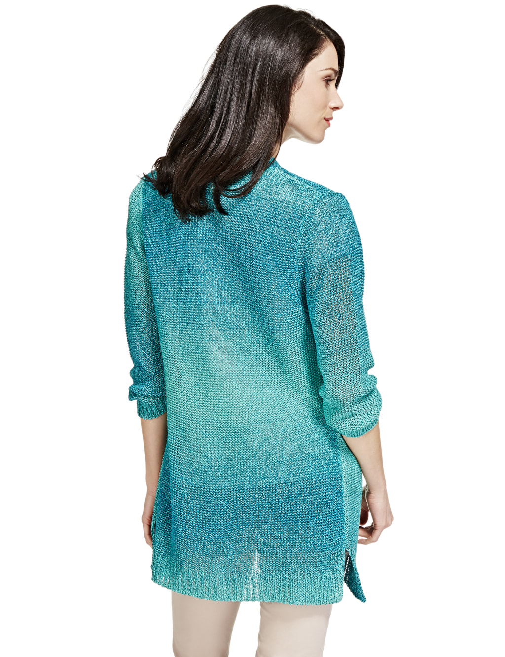 3/4 Sleeve Ombre Cardigan 4 of 4