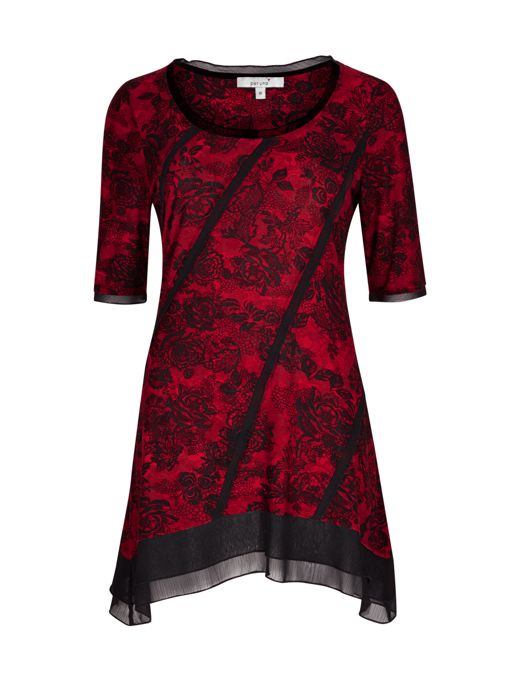 Floral Lace Print Tunic 2 of 4