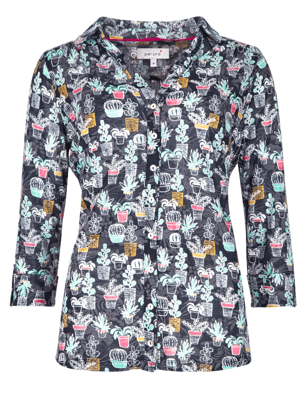 Cactus Print Burnout Shirt 2 of 4