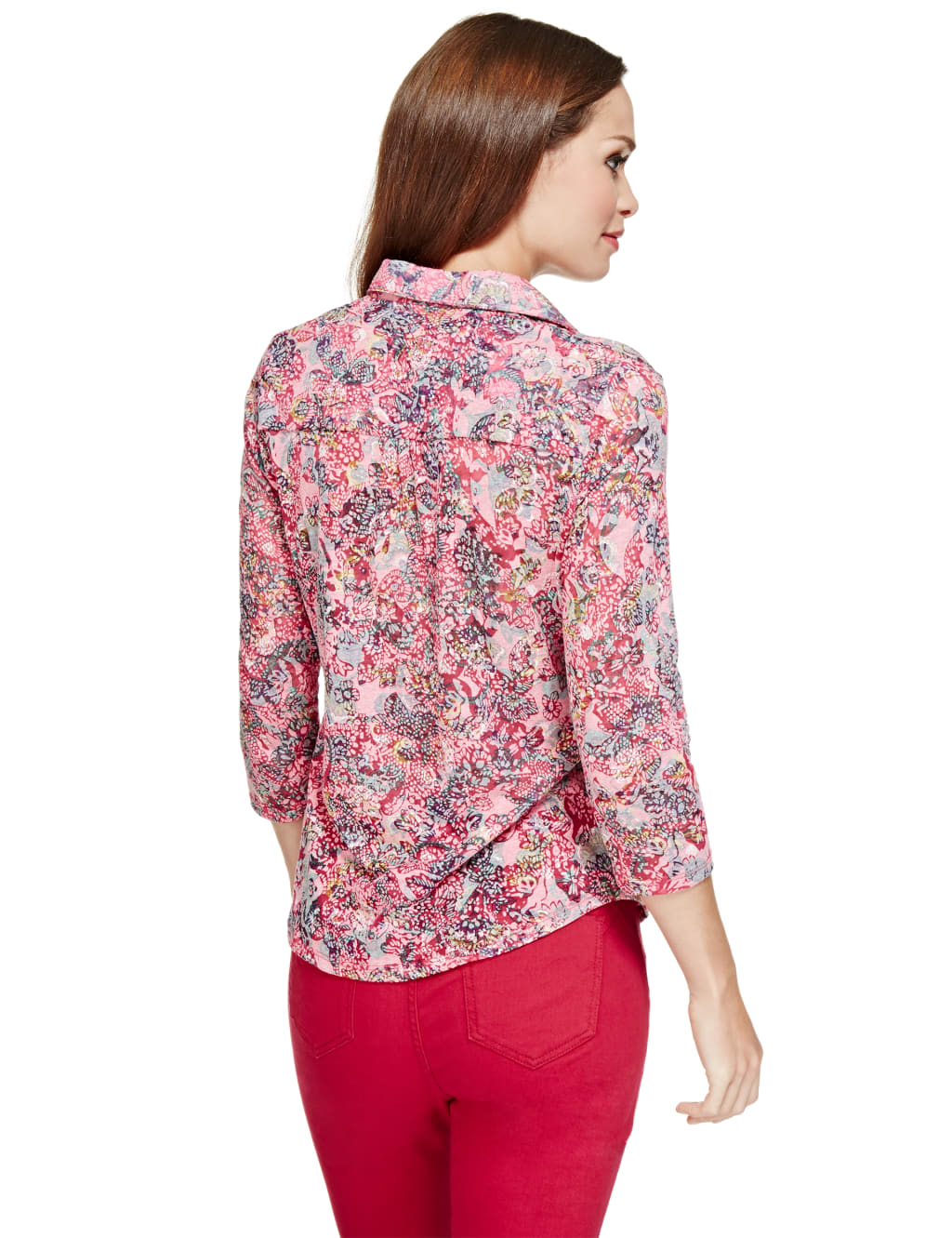 Paisley Print Burnout Blouse 3 of 3