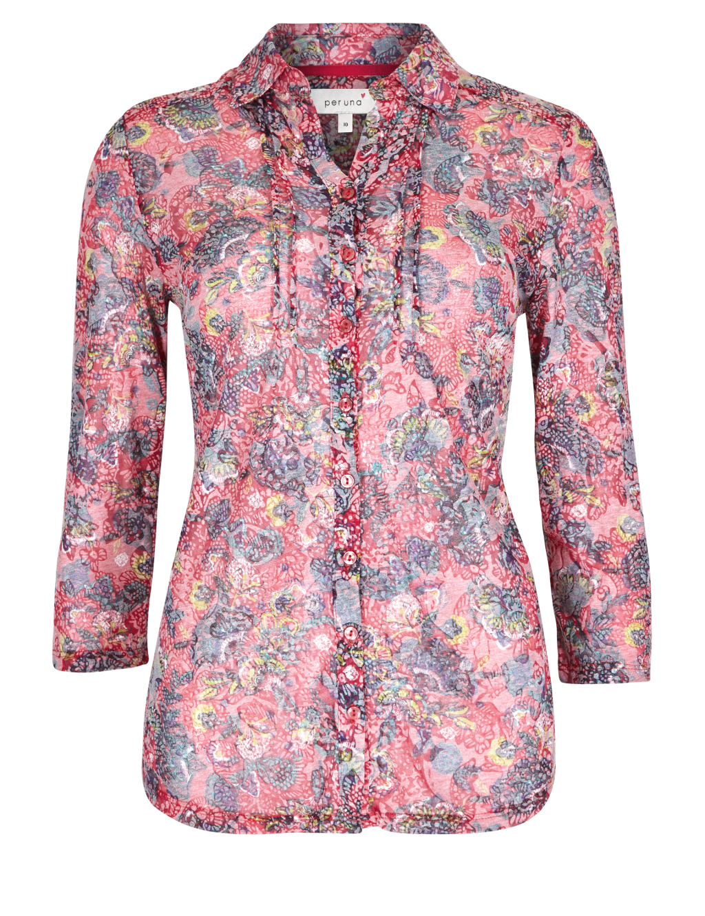 Paisley Print Burnout Blouse 2 of 3