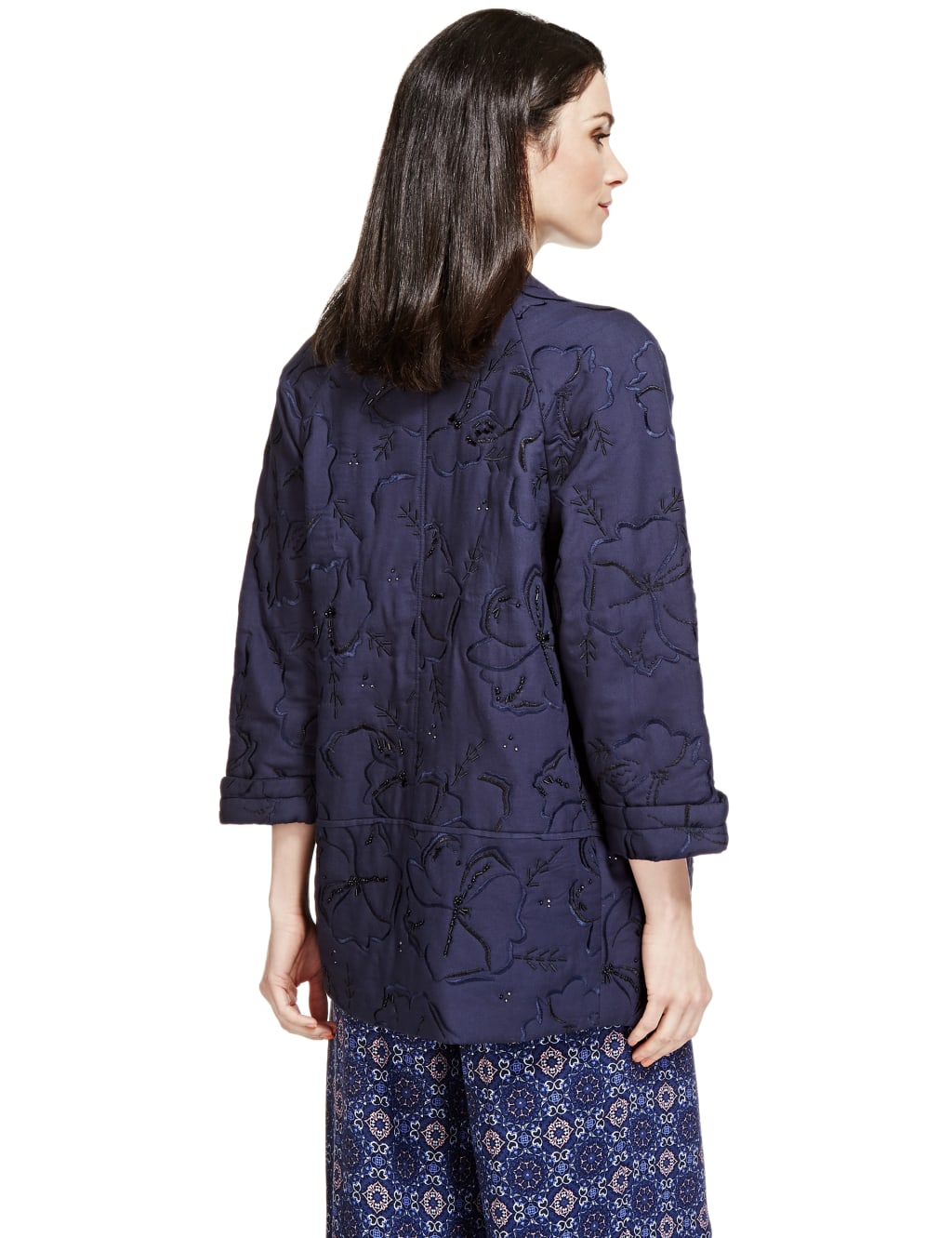 Bead Embellished Kimono Top 4 of 4