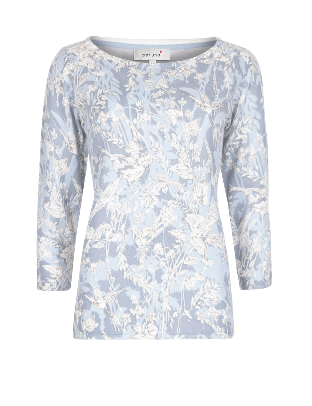 Love Bird Print 3/4 Sleeve Jumper 2 of 4