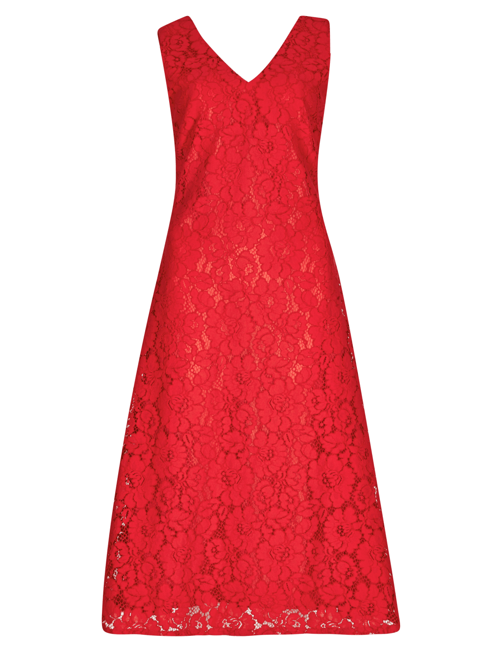 Cotton Rich Floral V-Neck Skater Dress 2 of 4