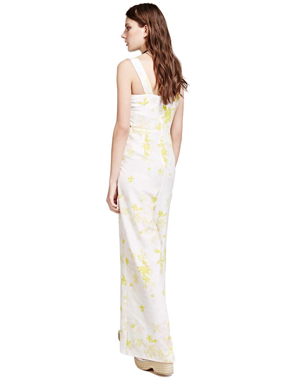 V-Neck Scatter Print Jumpsuit 4 of 4