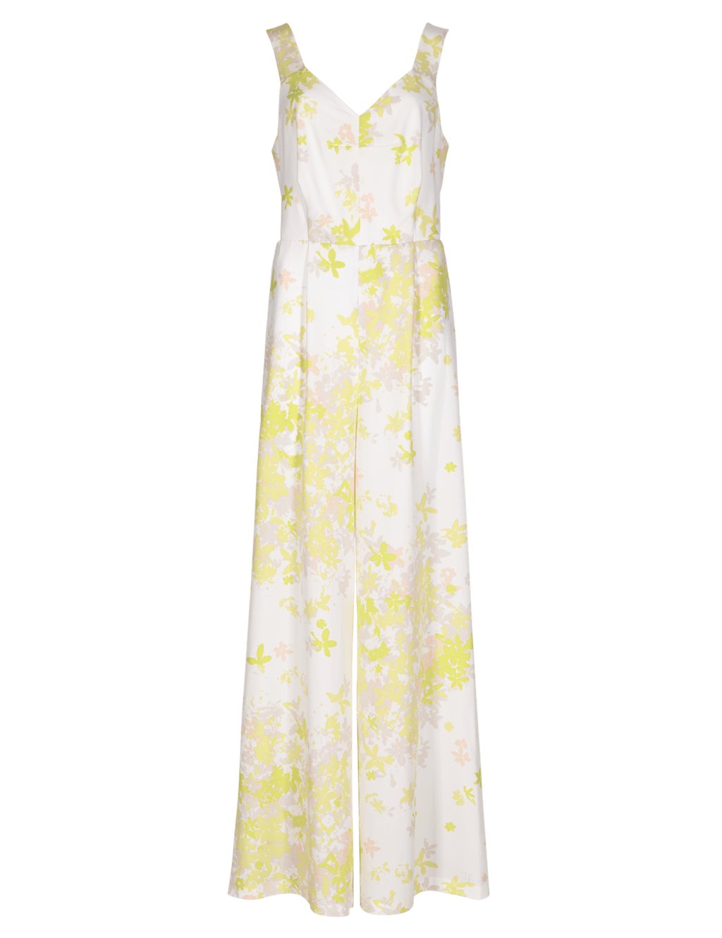 V-Neck Scatter Print Jumpsuit 2 of 4
