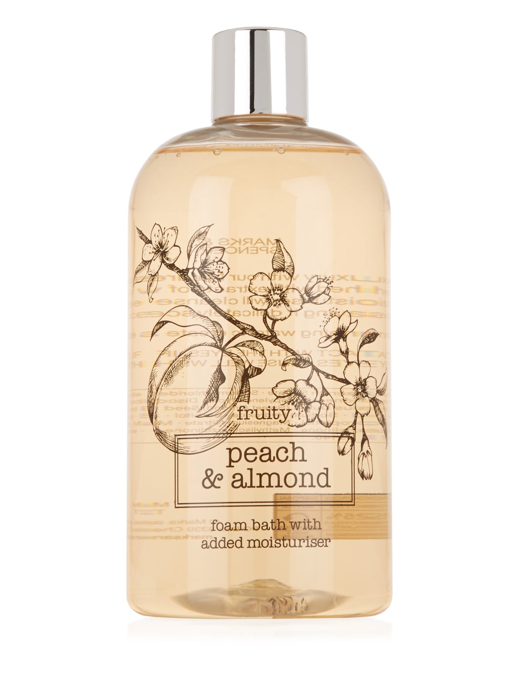 Fruity Peach & Almond Foam Bath 500ml 1 of 1