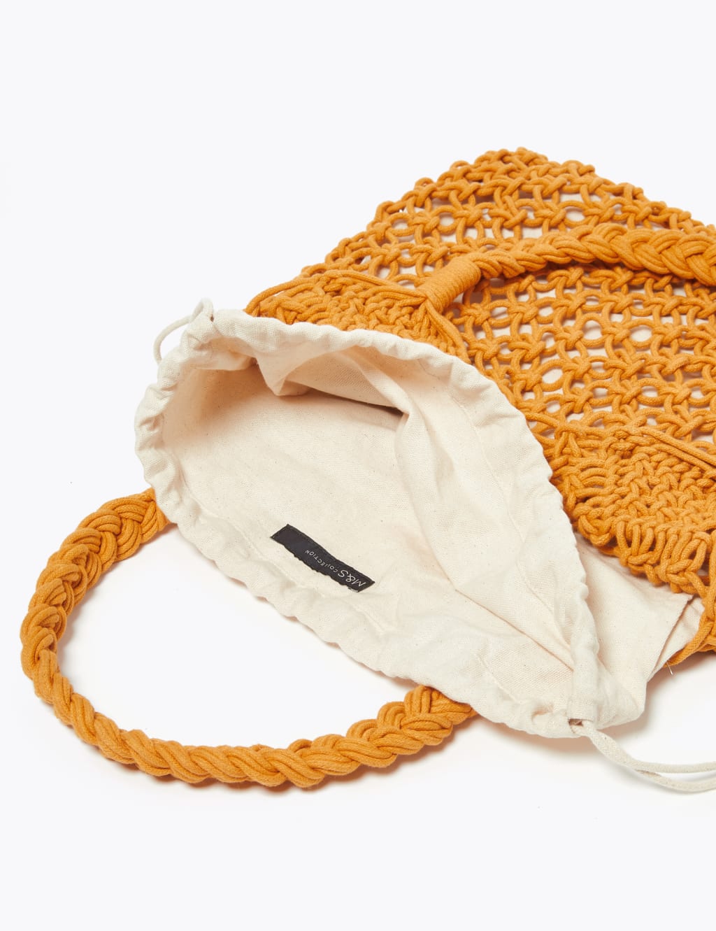 Cotton Rich Macrame Hobo Bag 4 of 5