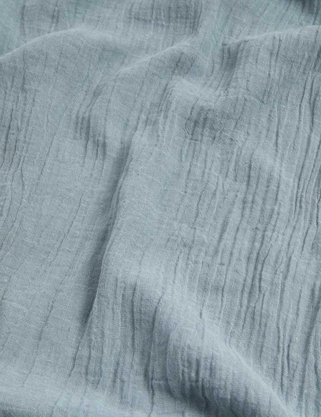 Linen Blend Fringed Scarf 2 of 2