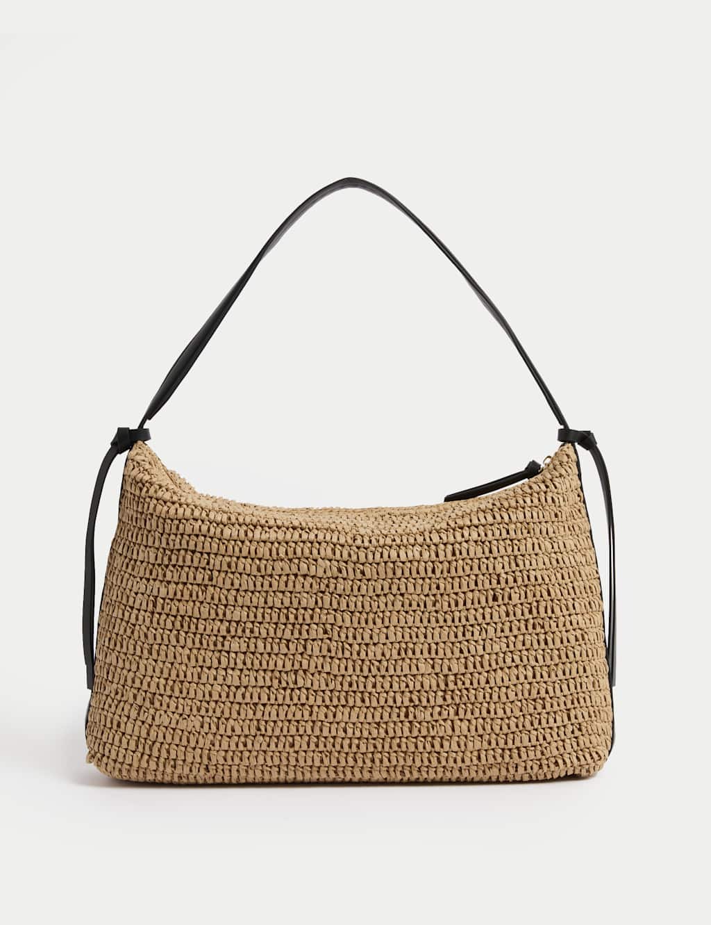 Slouchy Straw Shoulder Bag 4 of 5