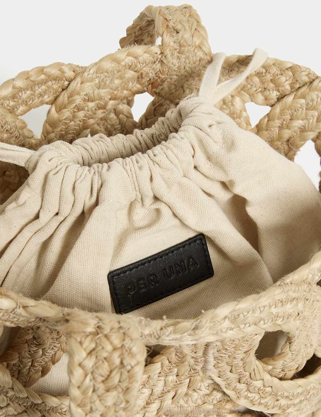 Straw Woven Tote Bag 4 of 4