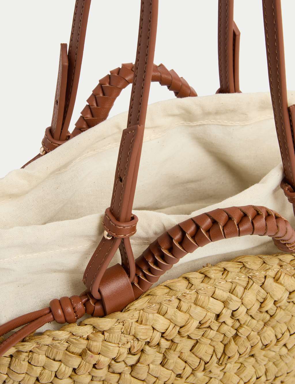 Straw Woven Mini Basket Shoulder Bag 5 of 5