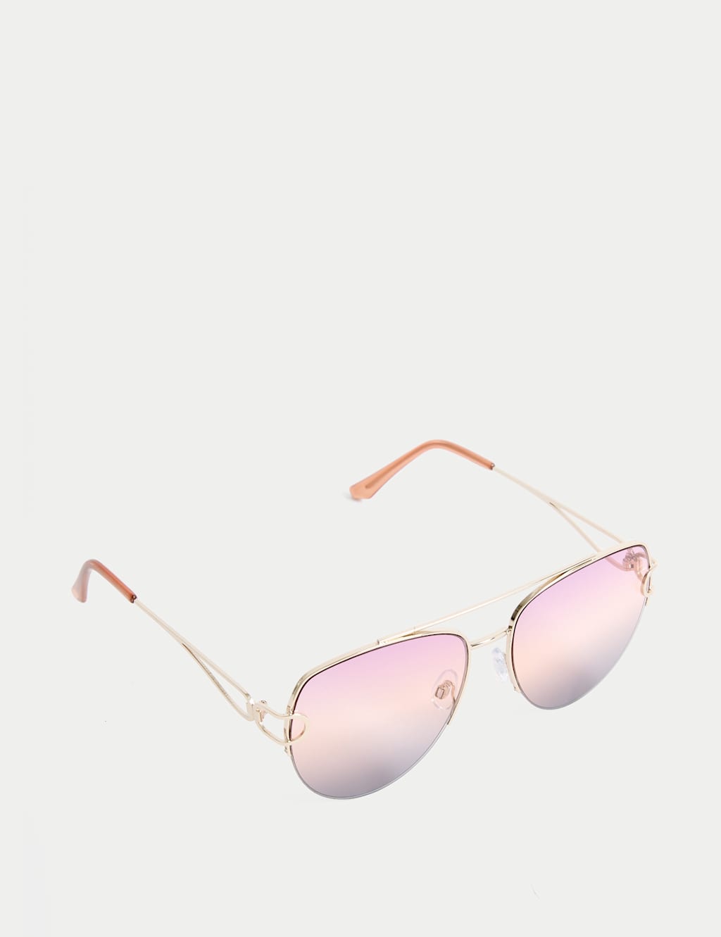 Ombre Aviator Sunglasses 2 of 2