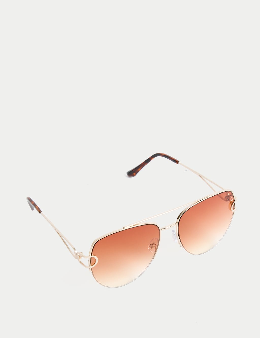 Ombre Aviator Sunglasses 2 of 2