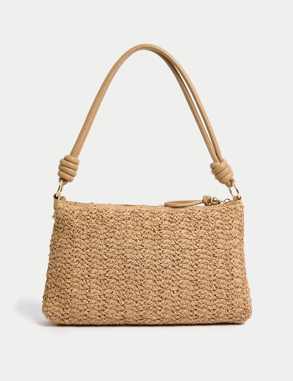 Straw Beaded Shoulder Bag 3 of 4