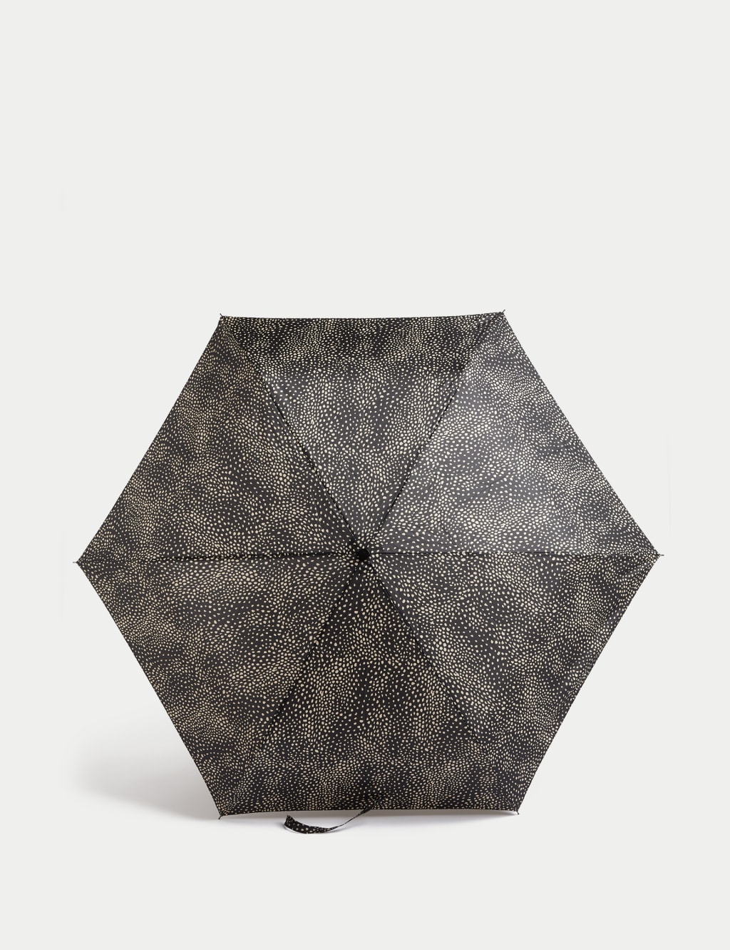 Polka Dot Compact Umbrella 2 of 3