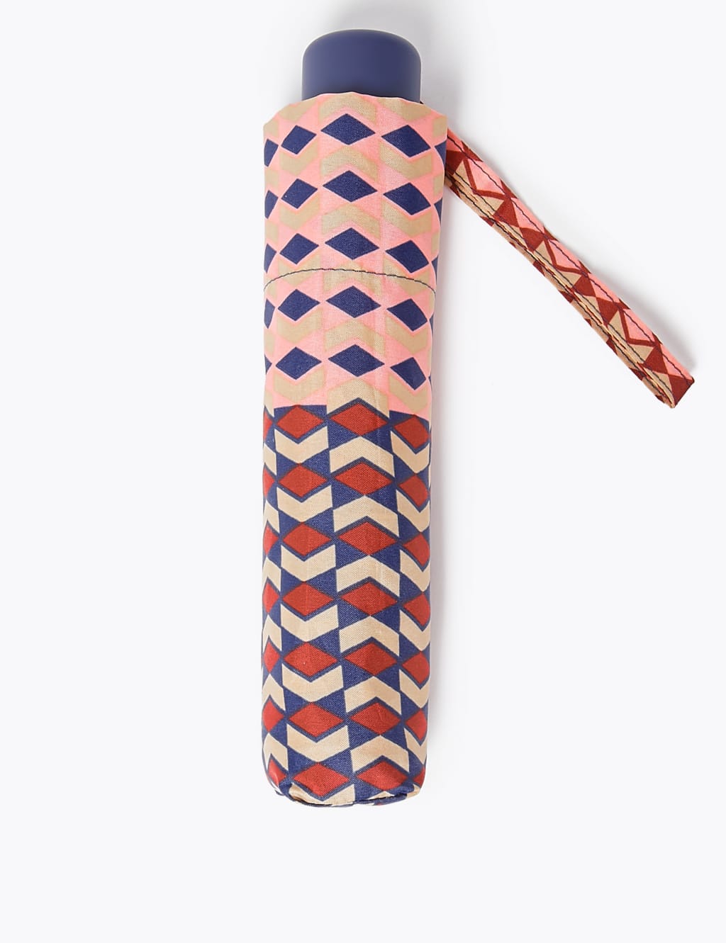 Geometric Print Compact Umbrella 3 of 3