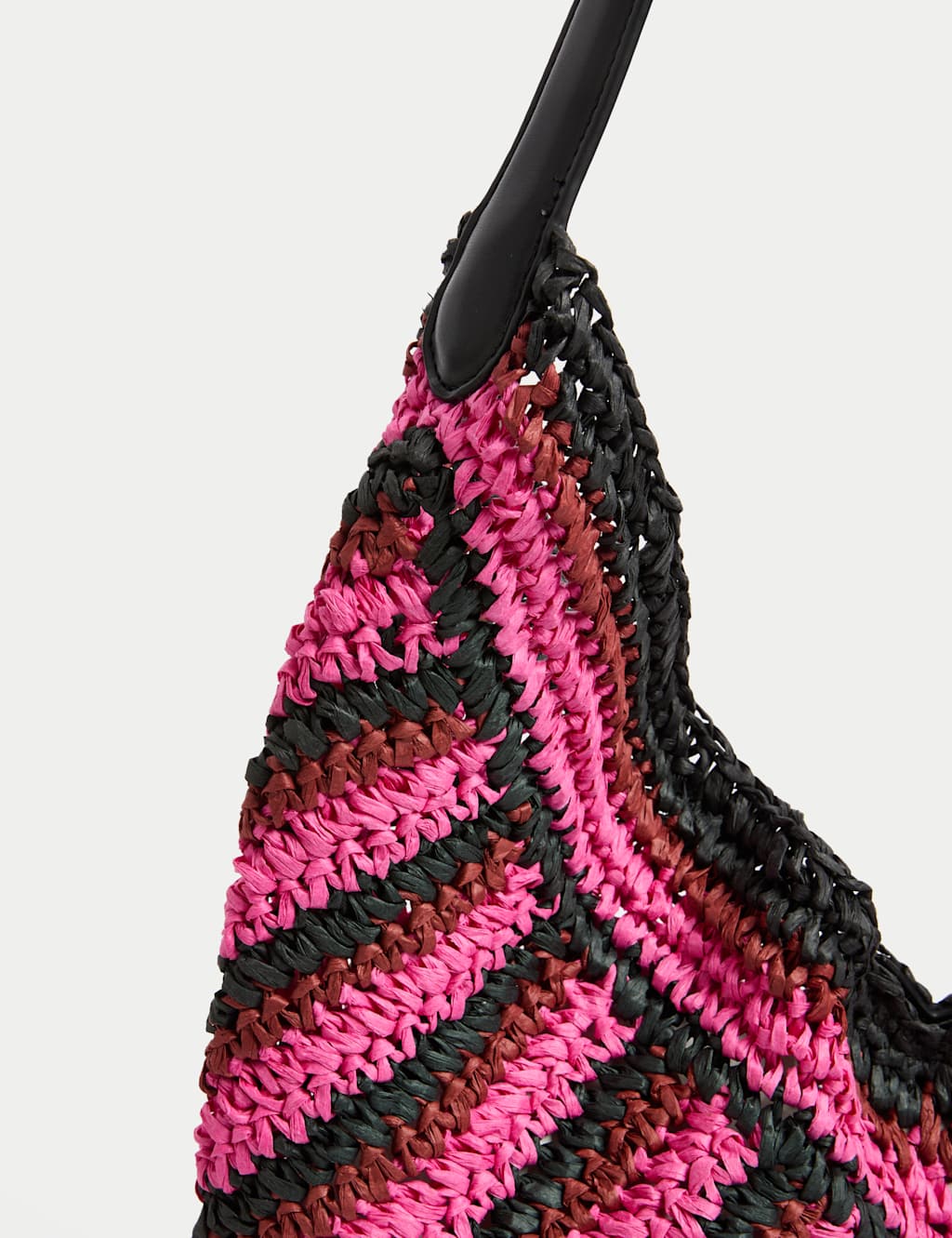 Straw Striped Shoulder Bag 2 of 4