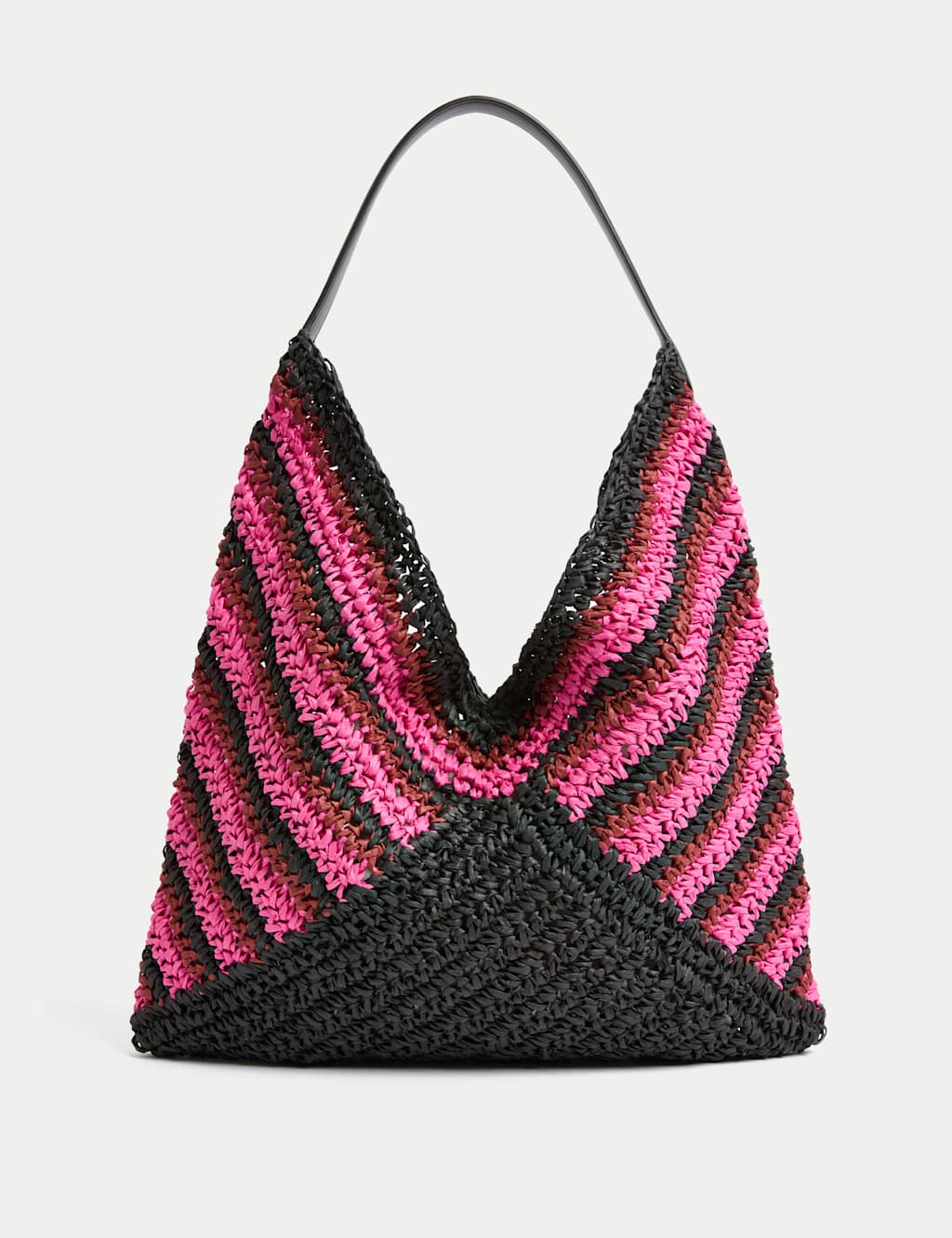 Straw Striped Shoulder Bag 3 of 4