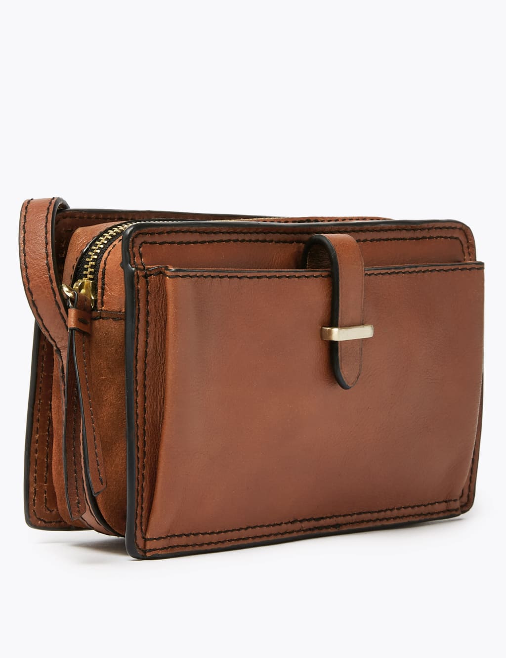 Leather Crossbody Camera Bag 3 of 6