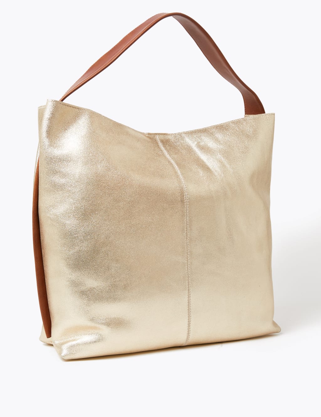 Metallic Suede Hobo Bag M S Collection M S
