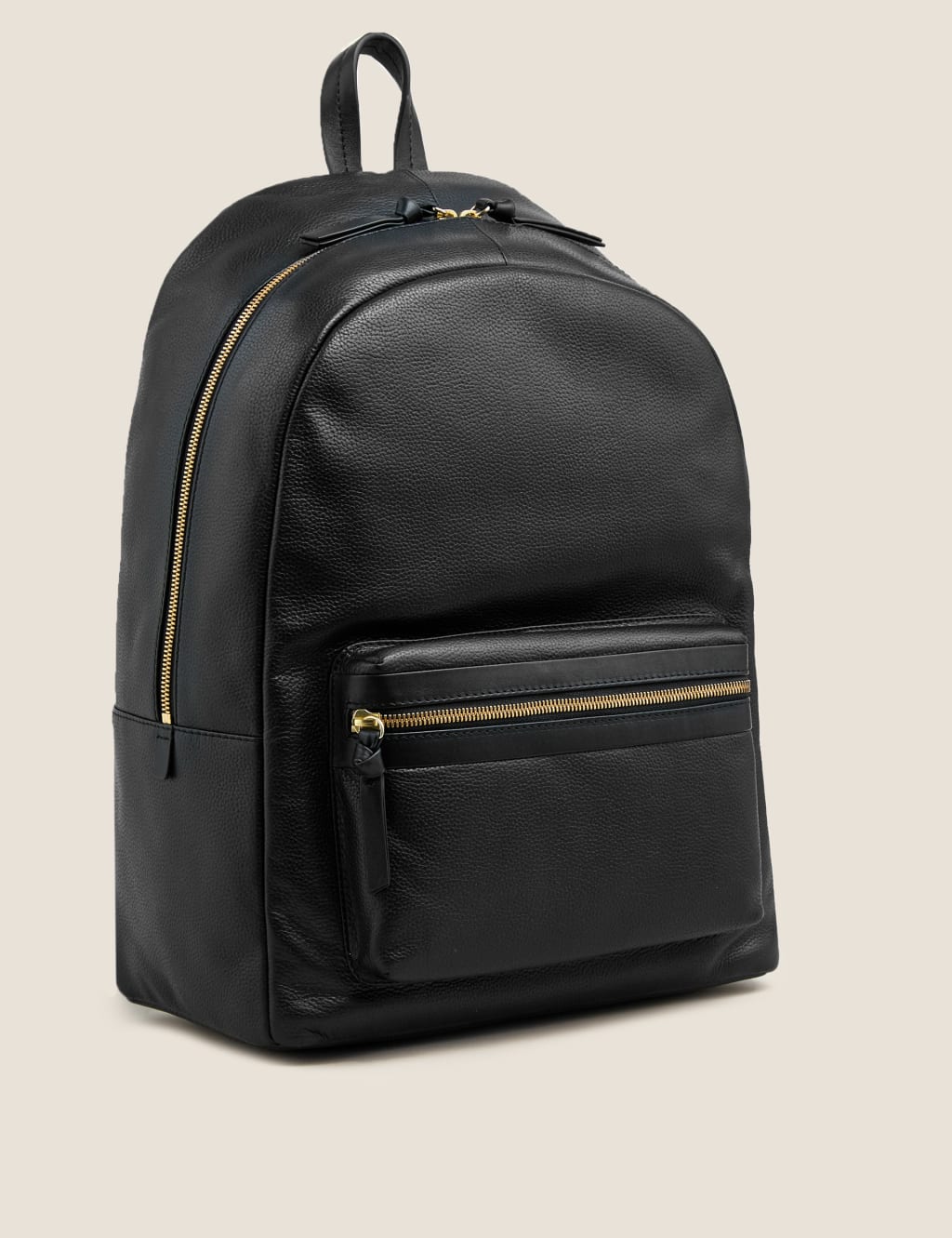 Leather Double Zip Backpack 2 of 4