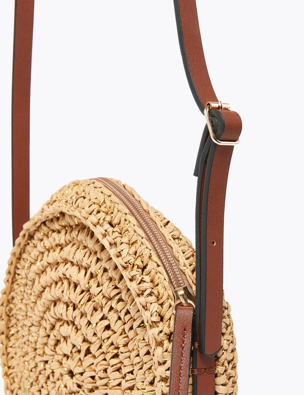 Circle straw crossbody bag on sale