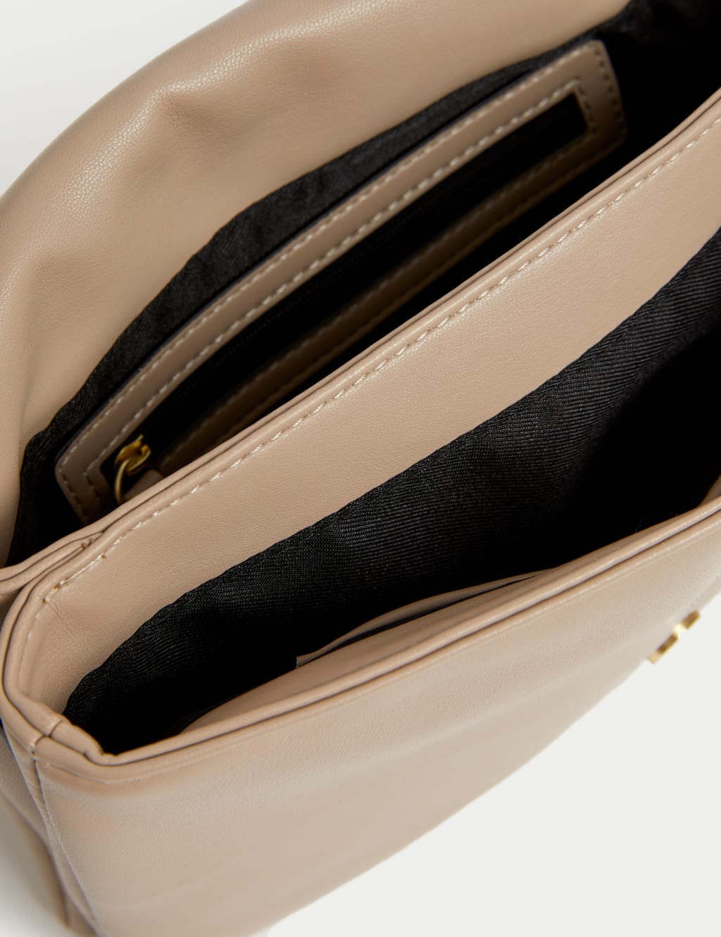 Faux Leather Cross Body Messenger Bag M S Collection M S