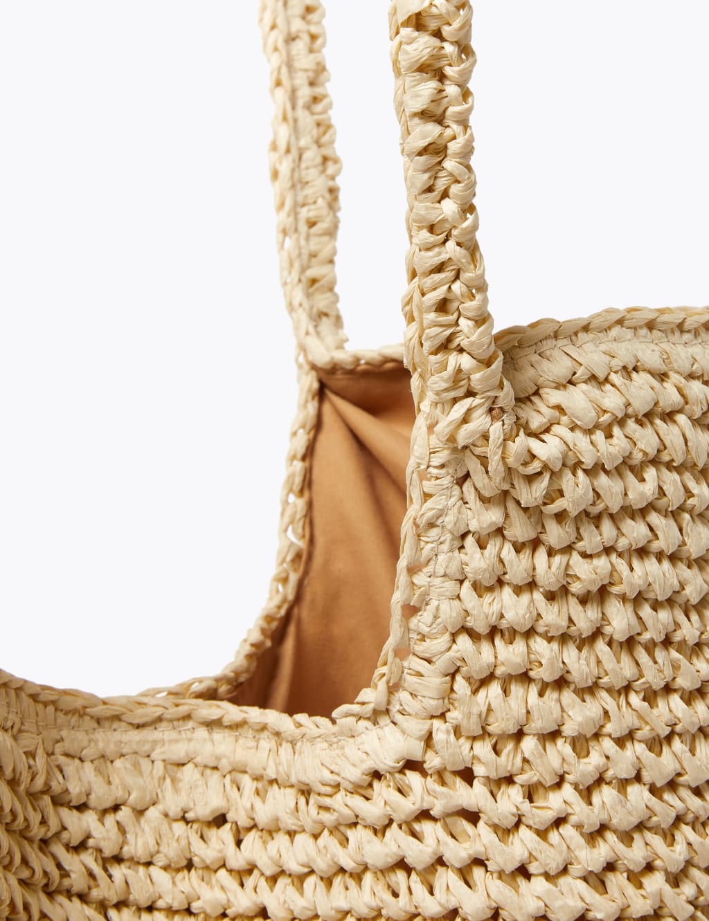 Straw Hobo Bag M S Collection M S