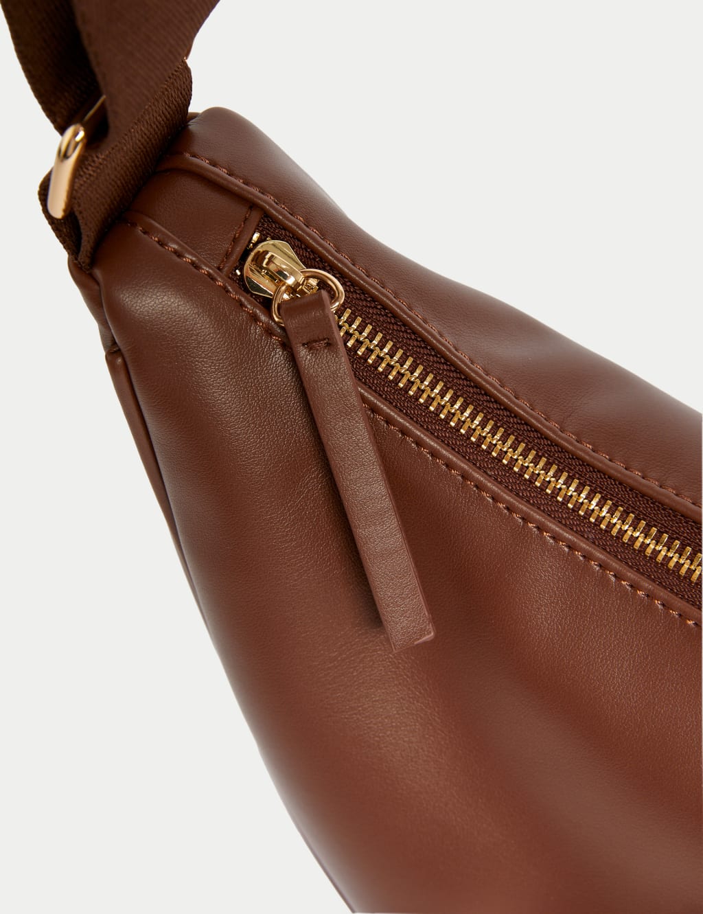 Faux Leather Sling Cross Body Bag 2 of 5