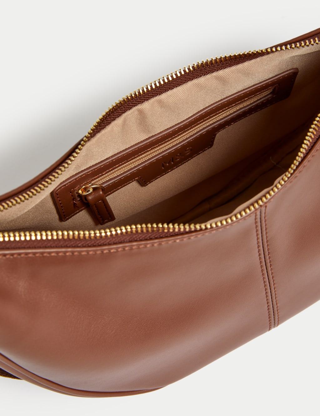 Faux Leather Sling Cross Body Bag 4 of 5