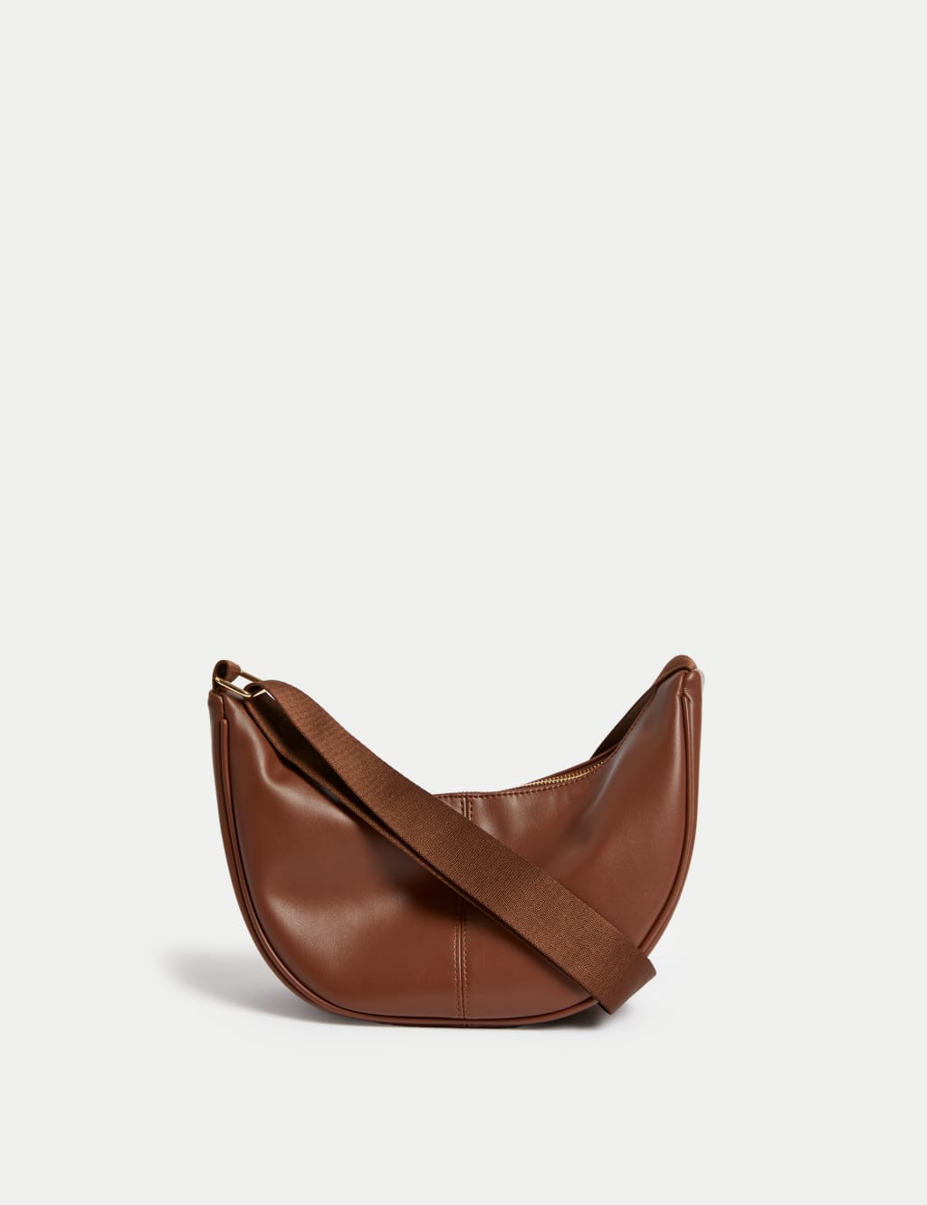 Faux Leather Sling Cross Body Bag 1 of 5