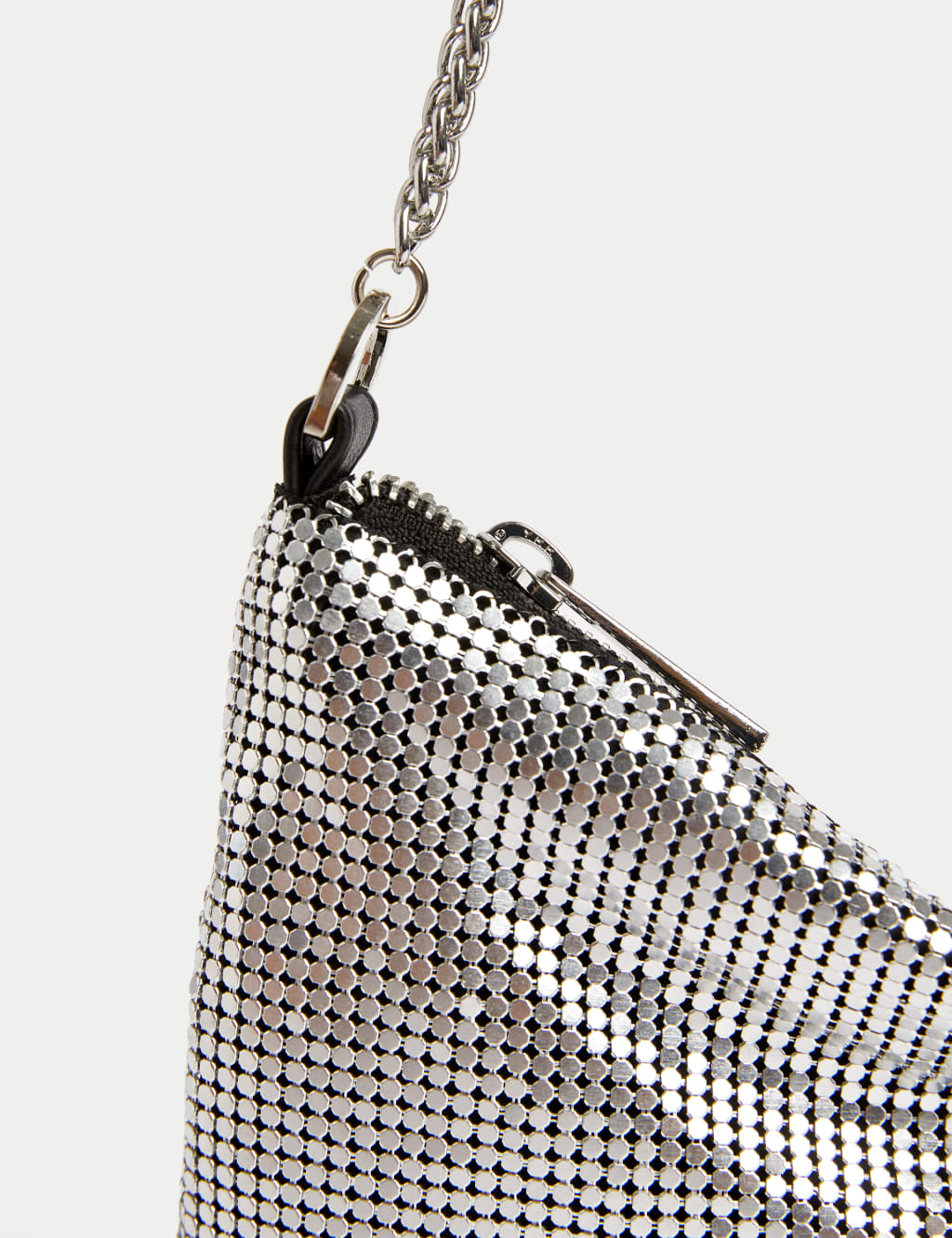 Chainmail Chain Strap Shoulder Bag M S Collection M S