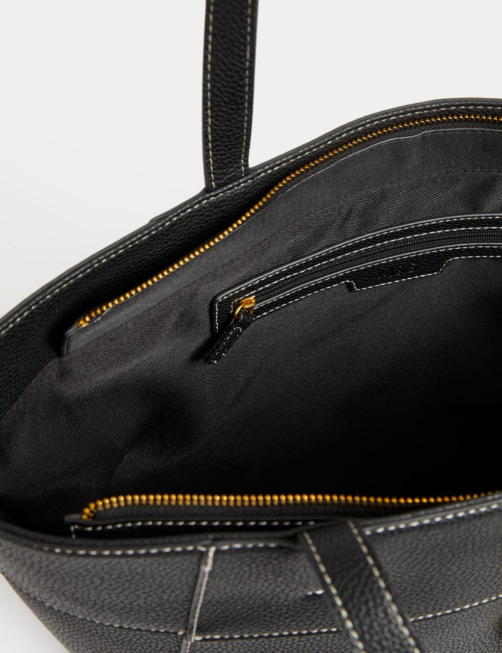 Plain leather tote bag cheap