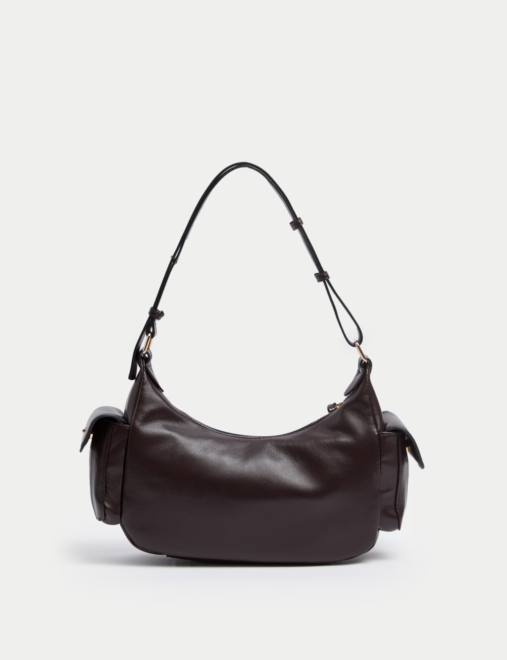 Faux Leather Utility Shoulder Bag 2 of 5