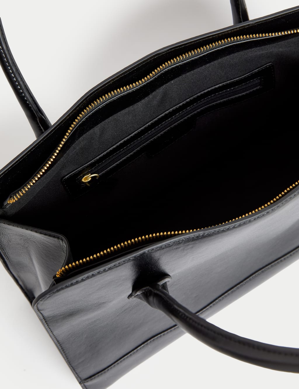 Faux Leather Briefcase Bag M S Collection M S