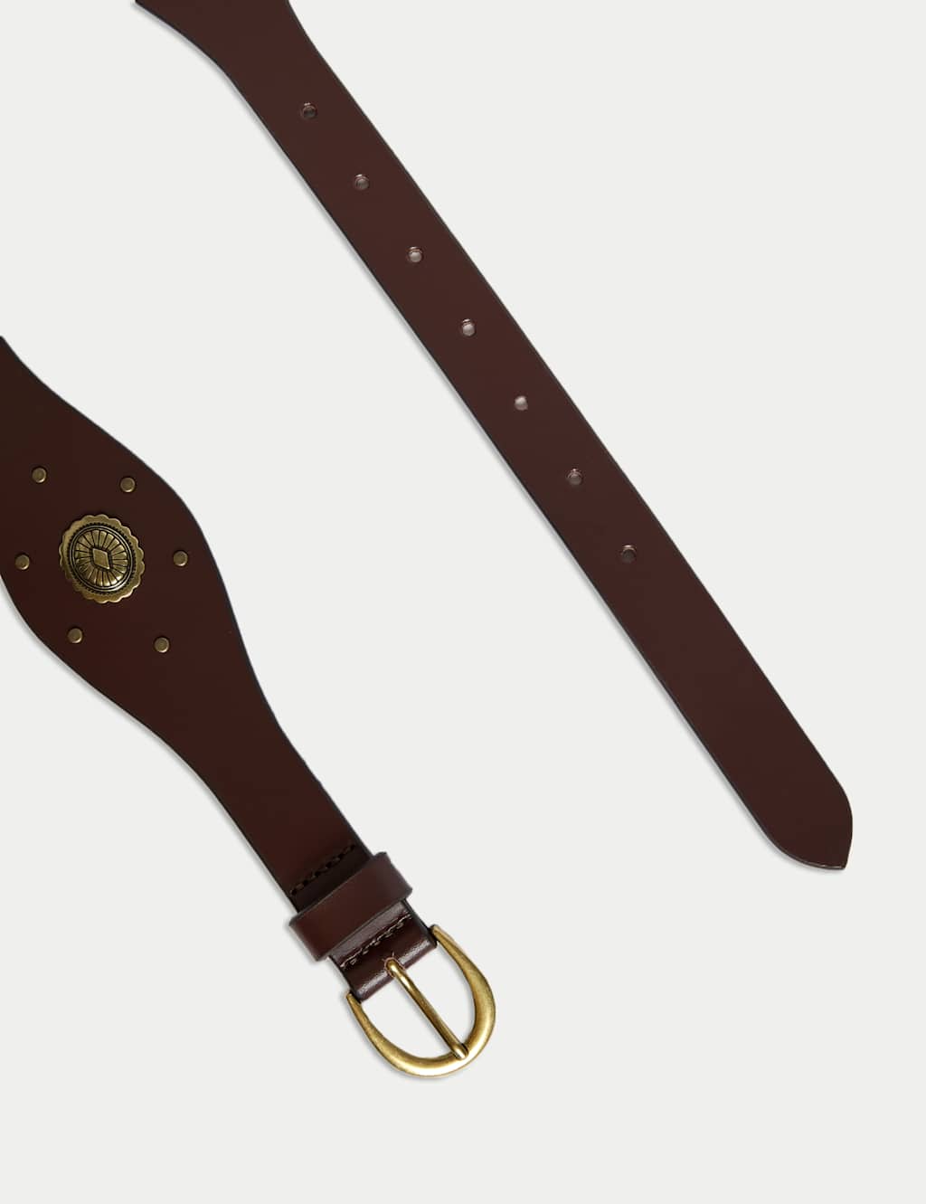 Leather Boho Studded Western Belt 2 of 2