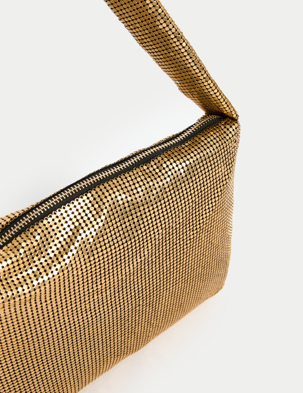 Gold chainmail bag on sale