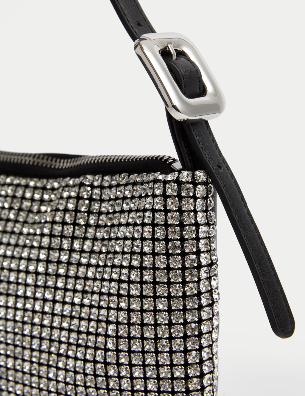 Black diamante bag new arrivals