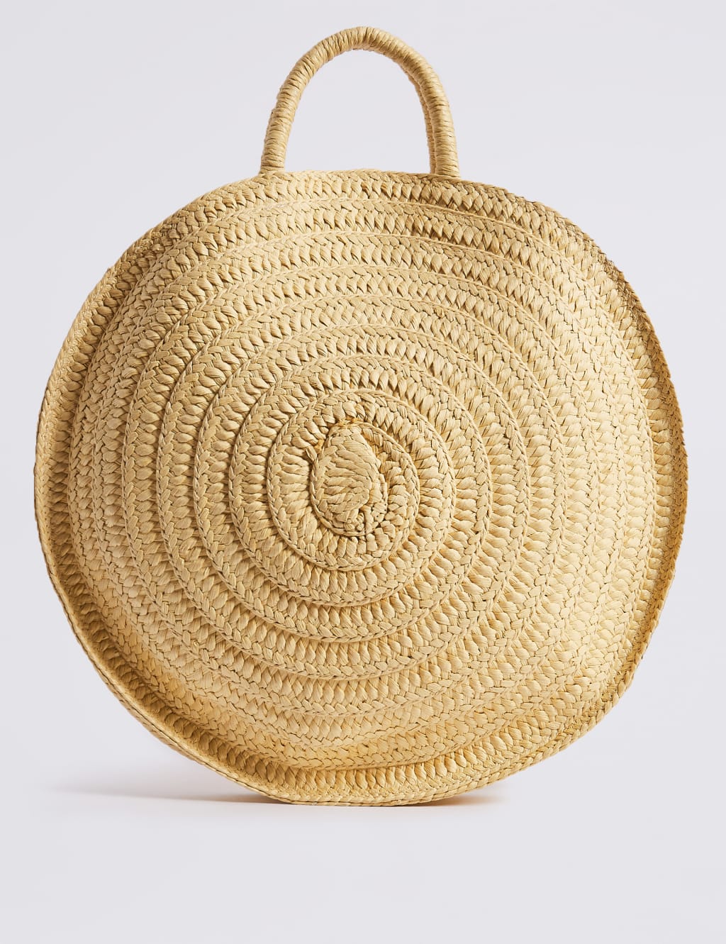 Palm Tree Circle Straw Shopper Bag 4 of 5