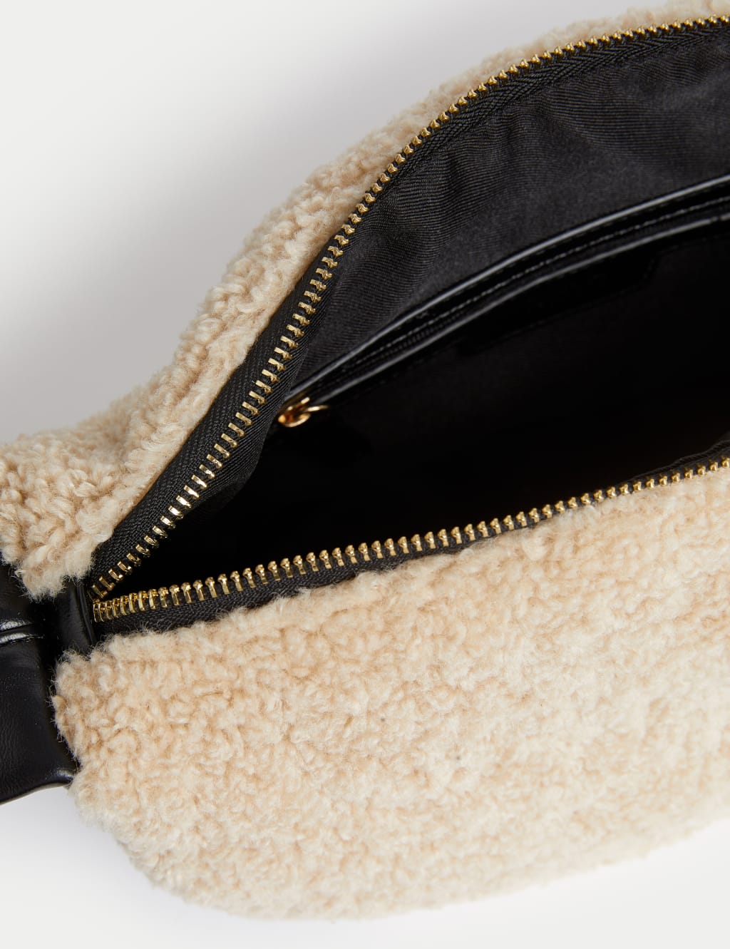 Shearling crossbody bag discount