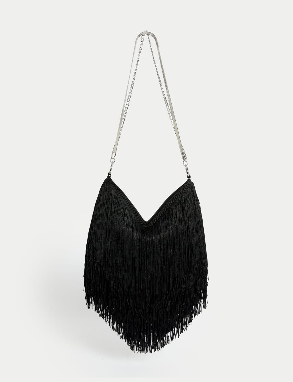 Fringed Shoulder Bag M S Collection M S