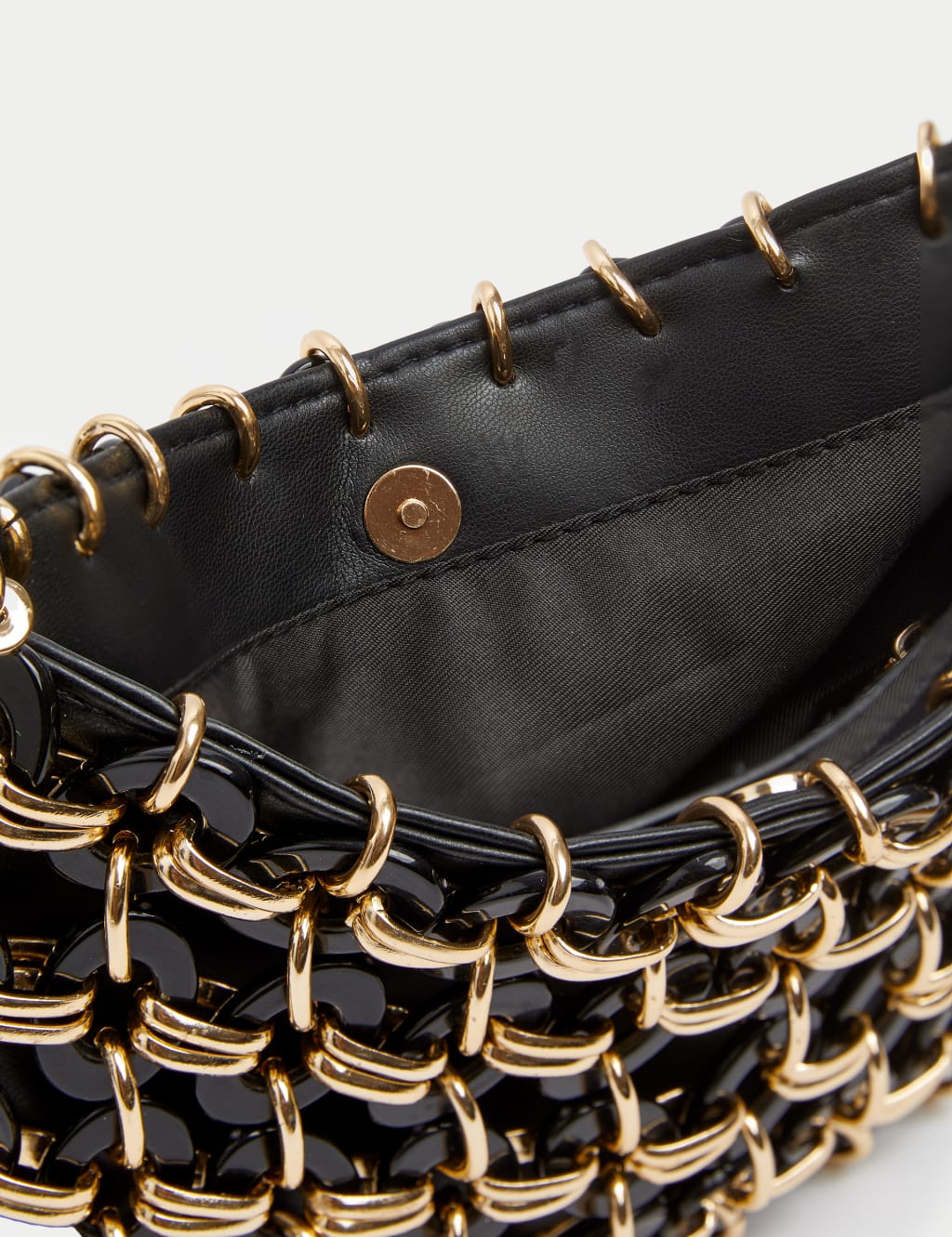 Shoulder bag gold chain hot sale