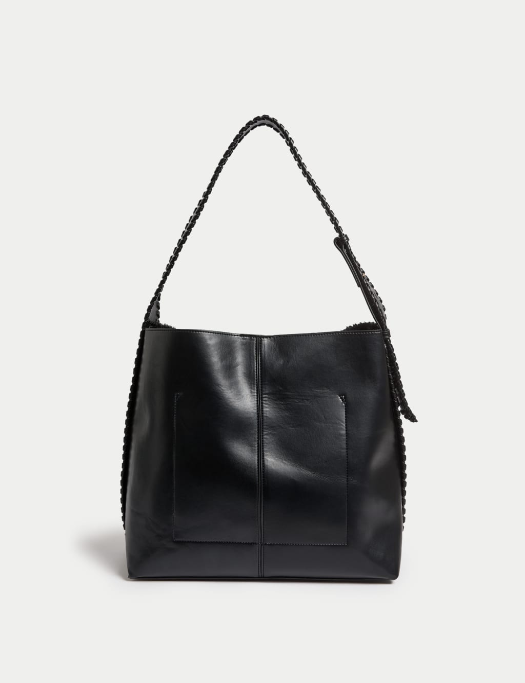 Shoulder bag with handle deals