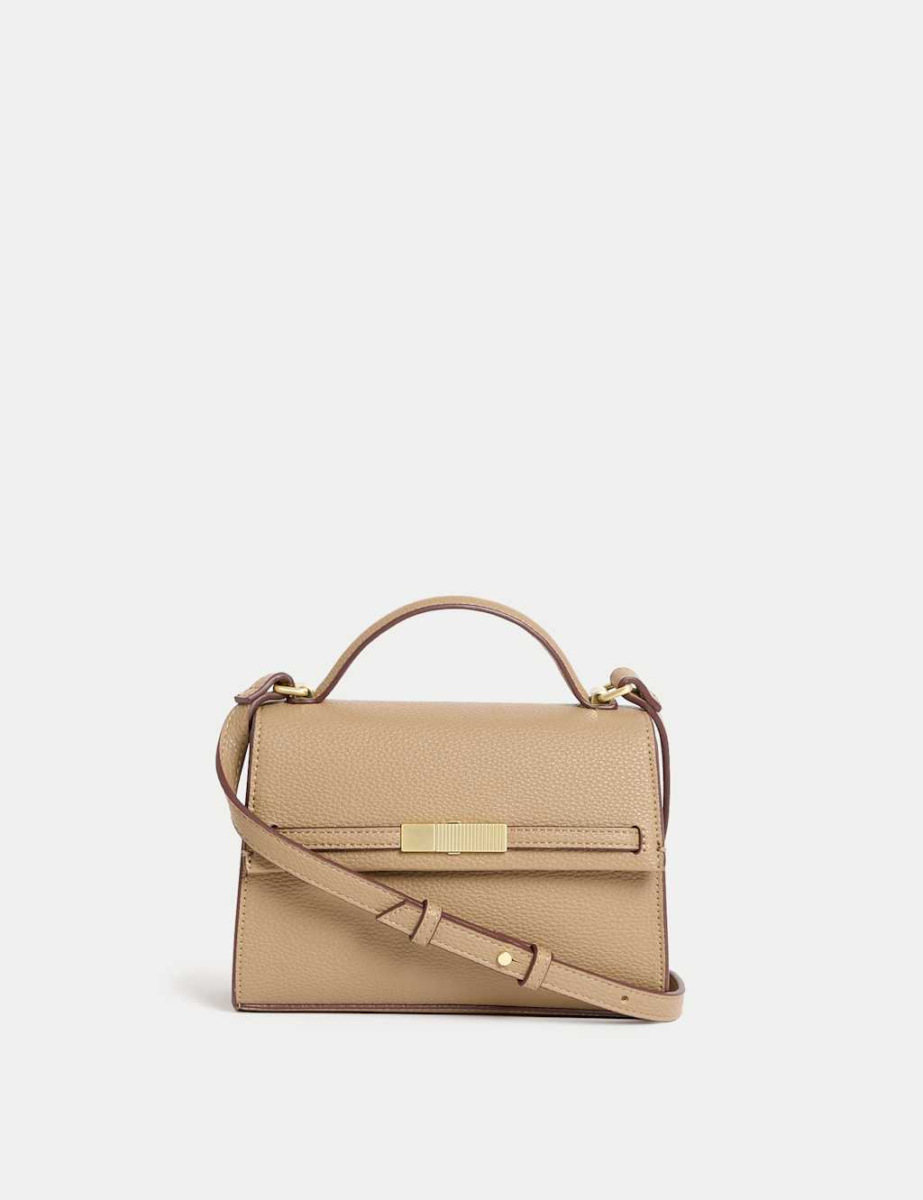 Faux Leather Cross Body Bag 2 of 5