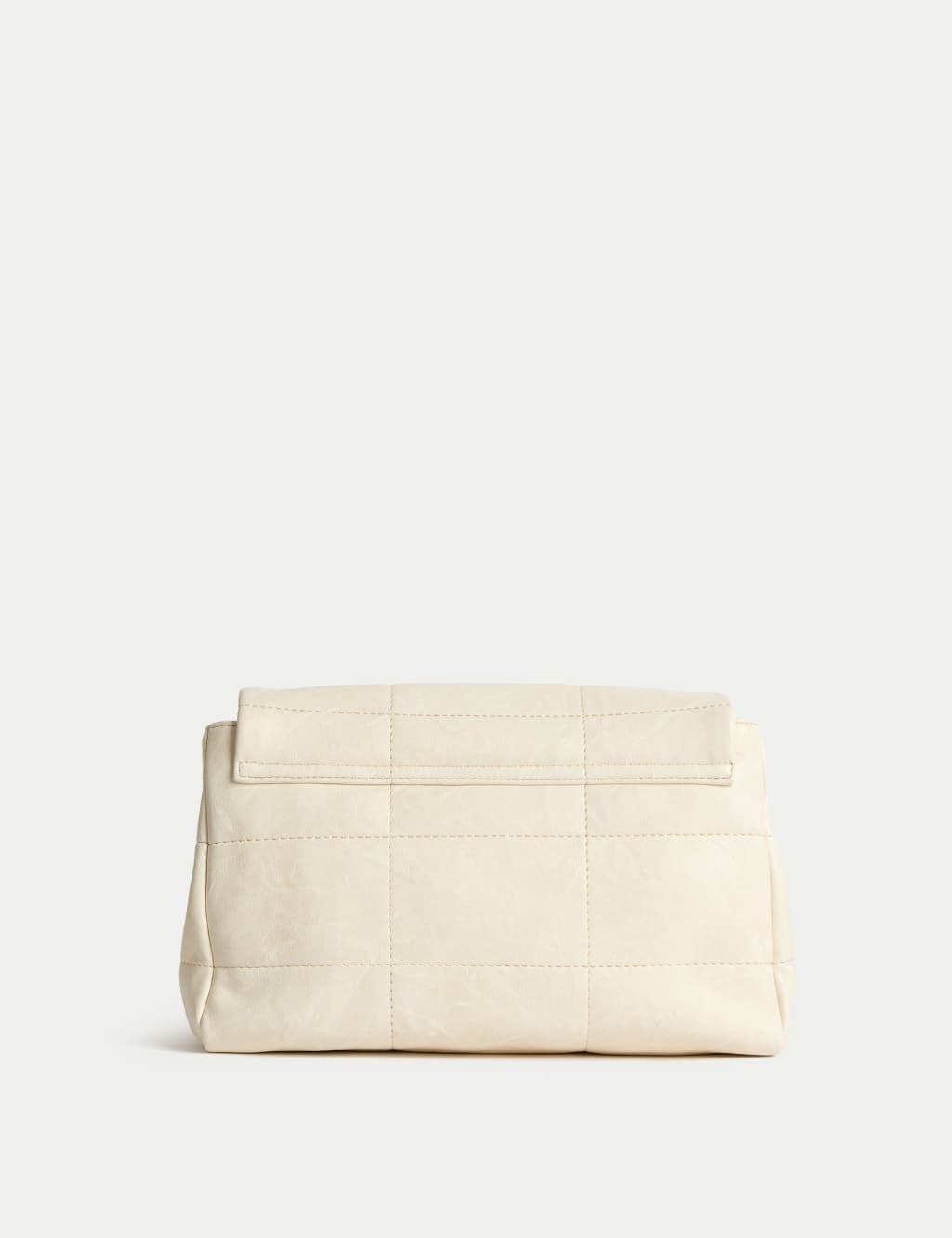 Faux Leather Quilted Shoulder Bag 3 of 4